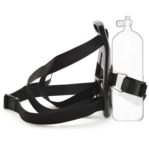 Schlanke schwarze Design verstellbare Tauchflaschenhalterung für optimale Leist - Bild 7 von 12