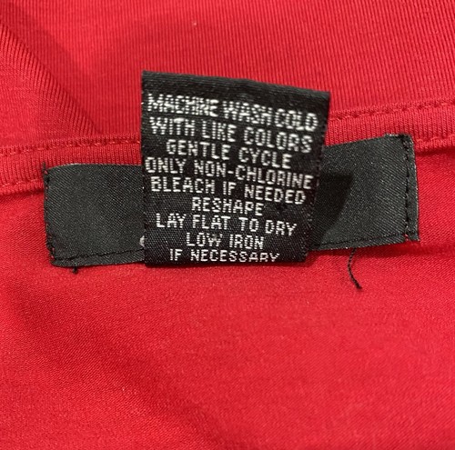 Top Verve Ami maniche 3/4 rosso accenti zip donna XL - Foto 4 di 16