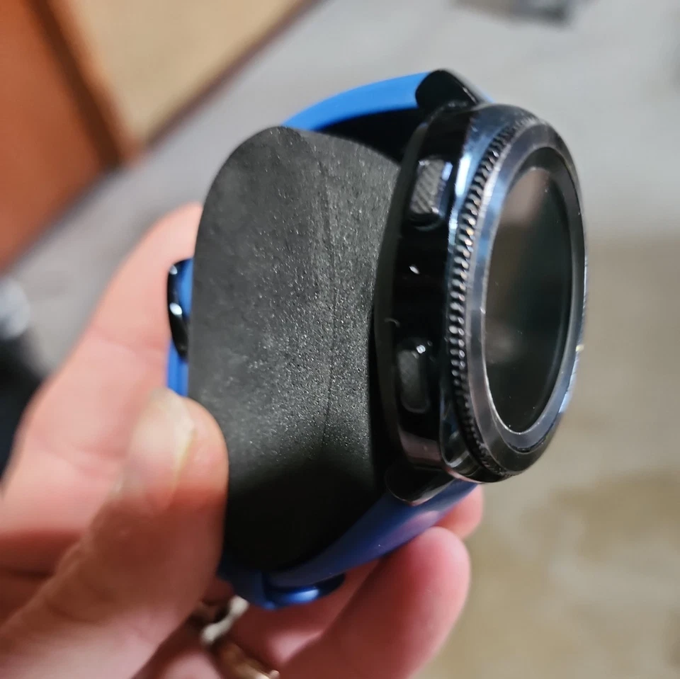 Часы Samsung SM-R600NZBAXAR 44,6 мм - синие.SM-R600 - Изображение 3 из 4