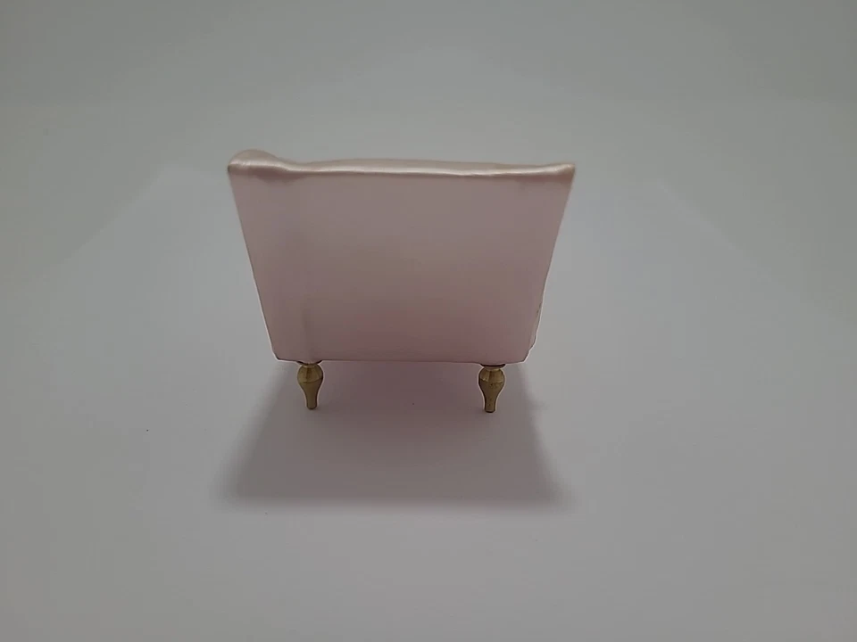 Vtg Ideal Petite Princess Pink Boudoir Chase Longue Fantasy Doll Furniture RARE - Image 4 of 4