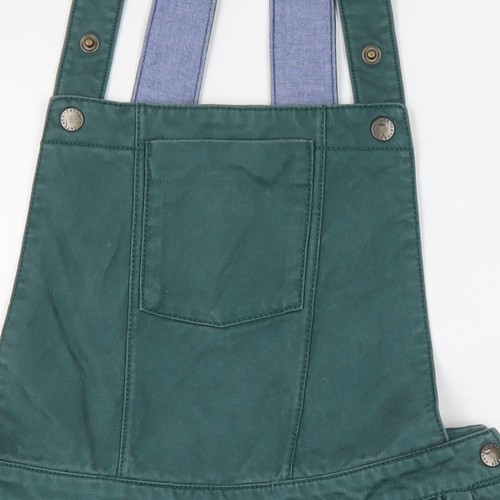 Vestido FatFace verde con delantal para niñas, talla 12-13, algodón - Imagen 7 de 12
