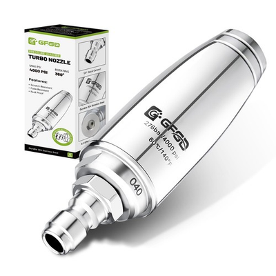 #ad Stainless Steel Turbo Nozzle Pressure Washer 4000 PSI 360° Rotating Pressu $24.97