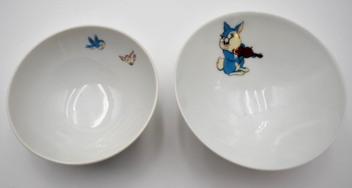 Vintage Sango Kinder 60er Walt Disney Set mit Box Bambi + Schalen geteilt Teller Tasse + - Bild 13 von 21
