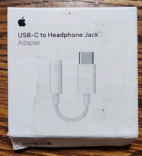 Genuine Apple USB-C to 3.5mm Headphone Jack Adapter 3.5 mm (A2049 | MU7E2AM/A)