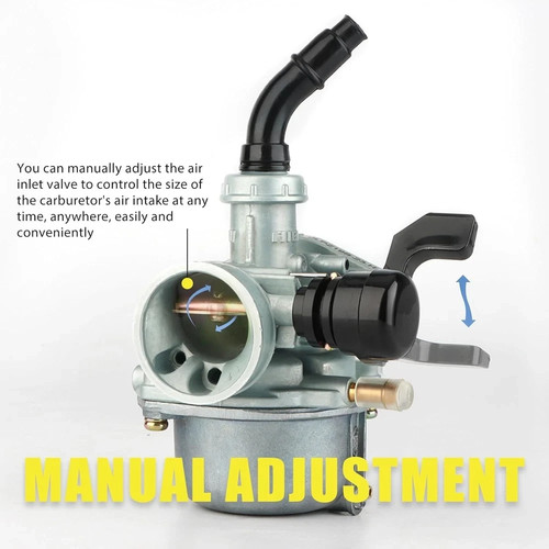 NIBBI PZ19 Carburetor Kit 19mm Carb for 50cc 70cc 90cc 110cc 125cc ATV Dirt...  - Picture 6 of 7