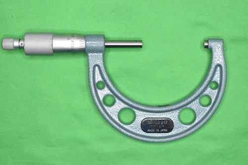Micrometro esterno Mitutoyo 103-217 2-3" - senza custodia - Foto 9 di 17