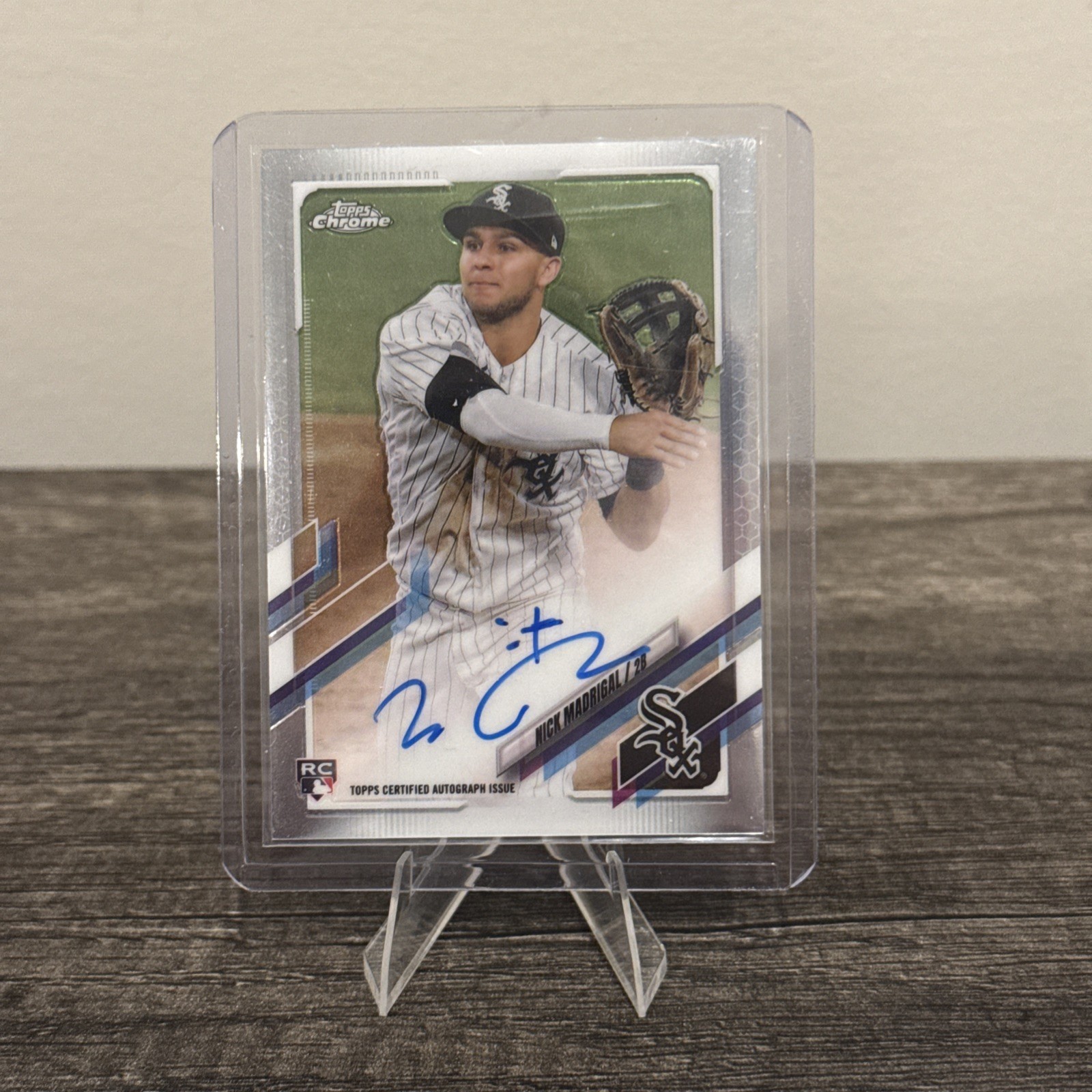 2021 Topps Chrome - Rookie Autographs Nick Madrigal #RA-NM (AU, RC)