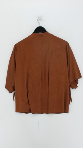 Pull&Bear Cardigan Femme S Marron Polyester avec usine Élasthanne Col Rond Cardigan