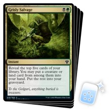 GRISLY SALVAGE X4 Commander 2020 Magic MTG MINT CARD