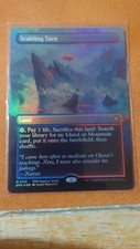 MtG: Scalding Tarn - Borderless Foil - Tarkir Dragonstorm  112