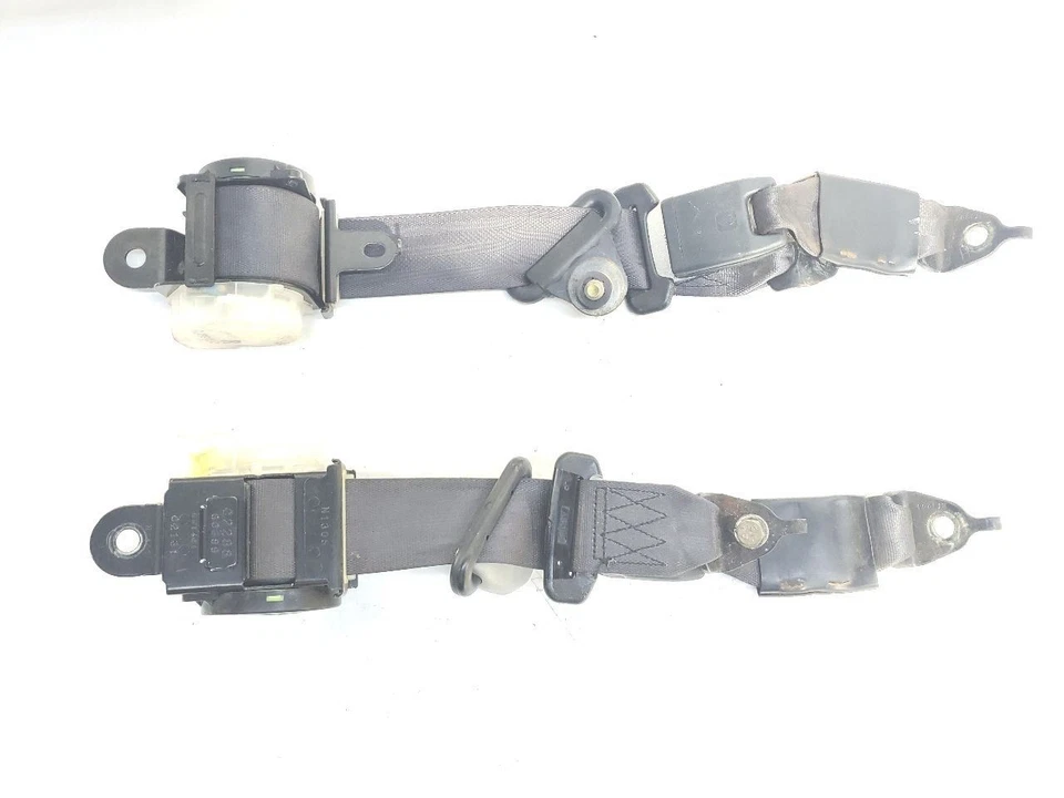 Par de cinturones de seguridad traseros Acura Integra 1998 1999 2000 2001 OEM Foto 3 de 4