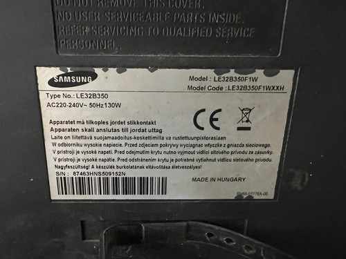 Scheda Alimentazione BN44-00289B PSU TV SAMSUNG LE32B350F1W - Imagen 3 de 4