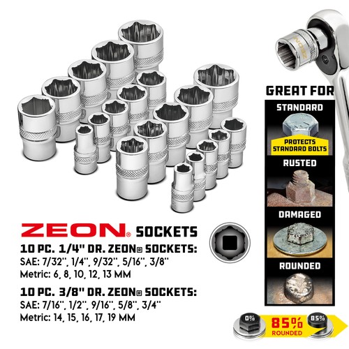 Powerbuilt 81 Piece Solutions Socket and Bit Set for Specialty and Damaged - Afbeelding 3 van 7