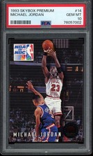 1993 Skybox Premium #14 Michael Jordan John Starks NBA on NBC eBay 1/1 PSA 10