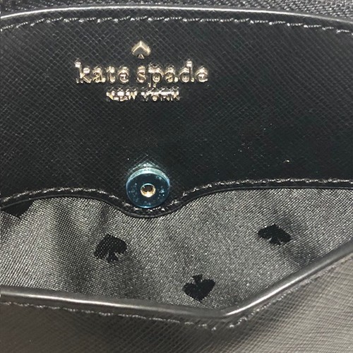 Kate Spade New York Damen Saffiano Leder Payton Kuppel Umhängetasche schwarz - Bild 9 von 19