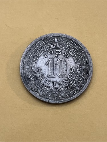 1938 Mexiko & 1946 - 10 Centavos - 1938 Semi Key Date - Weltmünzen - Bild 2 von 9