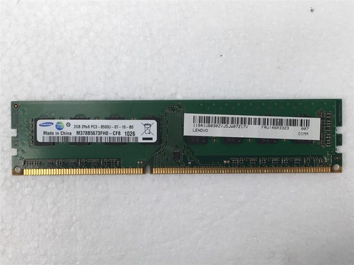 Samsung 2GB 2Rx8 PC3-8500U DDR3 DIMM RAM Desktop Memory - Picture 1 of 3