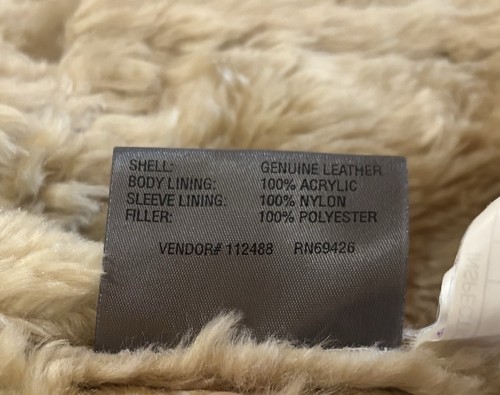 Wilsons Leather Maxima Winter Zip-up Coat size M medium - Tan/Beige/Pockets - Picture 8 of 14