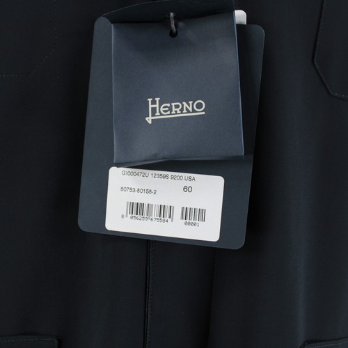 Herno Neu mit Etikett Polyamidmischung Jacke Größe 60 (50 US) in einfarbigem Blau - Bild 15 von 15