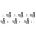  6 stücke Gleitreste Türbodenführung Untere Wandhalterung Edelstahl Aufenthalt