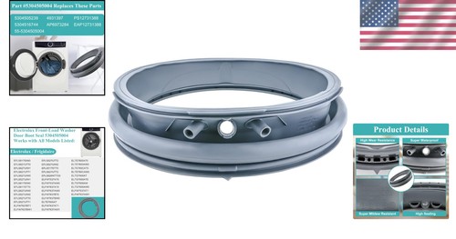 High-Quality Electrolux Washer Door Gasket - Prevent Leaks & Enhance Performance - Picture 2 of 9