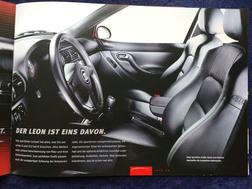 Seat Leon Cupra Prospekt 5.2003 + Farben und Polster + Preisliste - Picture 6 of 7