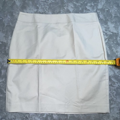 Banana Republic | Damen Gr. 12 schmaler Bleistiftrock beige dehnbar über dem Knie NEU - Bild 6 von 13