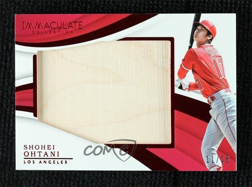 2018 Panini Immaculate Jumbo Bats Red /25 Shohei Ohtani #JB-SO Rookie RC