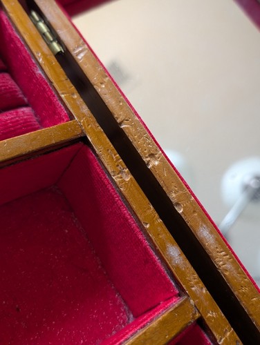 Antike Holz tief geschnitzte Schmuckschatulle asiatisch zylindrisch kunstvoll Mahagoni - Bild 13 von 19