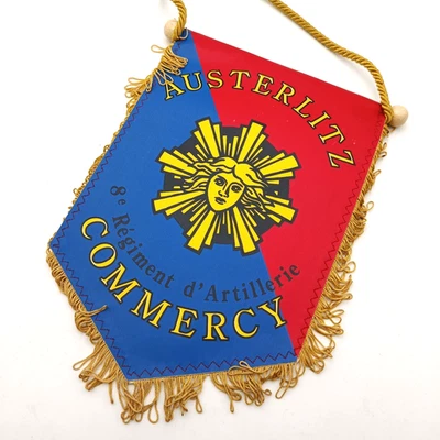 Fanion drapeau militaire Armée Française Régimentaire - 8ème RA  - Photo 1/2
