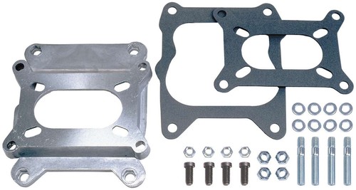 Trans-Dapt 2087, One Natural Aluminum Carburetor Adapter Performance Racing Part - Picture 2 of 9