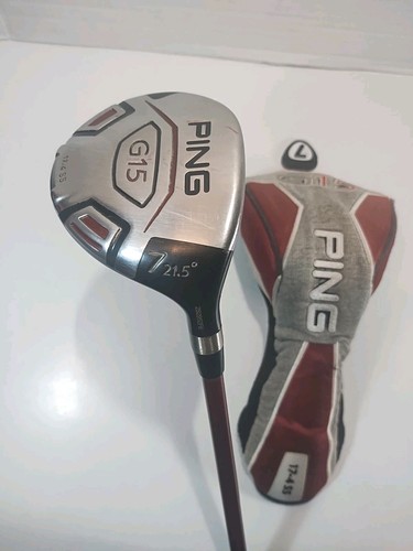 Ping G15 7 Fairway Wood 21.5* TFC149 F Stiff Graphite Mens RH with PING Cover