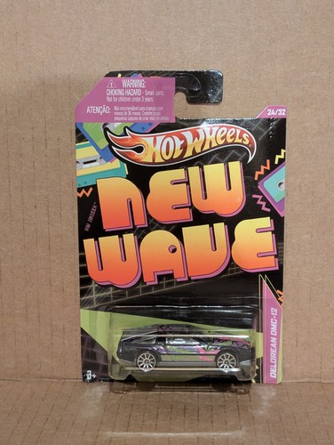 *Damaged Bottom Card* Hot Wheels New Wave Delorean DMC-12 Rare Rarität 24/32 Jukebox - Bild 1 von 22