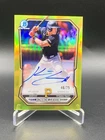 2026 Bowman Konnor Griffin True Yellow Chrome Autograph /75