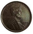 1909 VDB Lincoln Cent UNC Attractive Toning BN Beautiful MS Looks Great In Hand