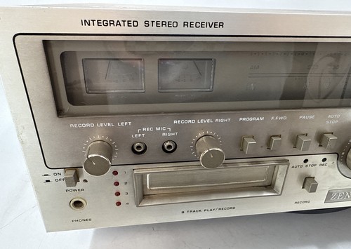 Zenith Integrated Stereo Receiver MC6010 Eight Track Tabletop 8 AS-IS  EB-18403 - Picture 6 of 9