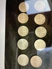(10) 1964 Roosevelt Silver Dimes