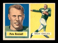 1957 Topps #2 Pete Retzlaff RC EX+ X2826940