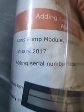 New! Alaris Pump Module Replacement Bezel Assembly Model 8100 (49000270)