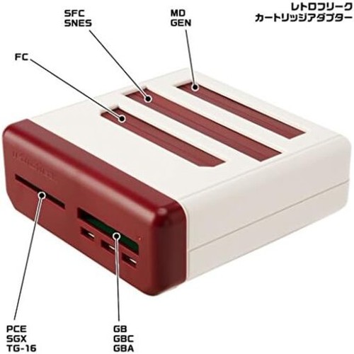 Retro Freak Retro Console di Gioco Controller Adattatore Set Cyber Gadget Giappone - Foto 3 di 6