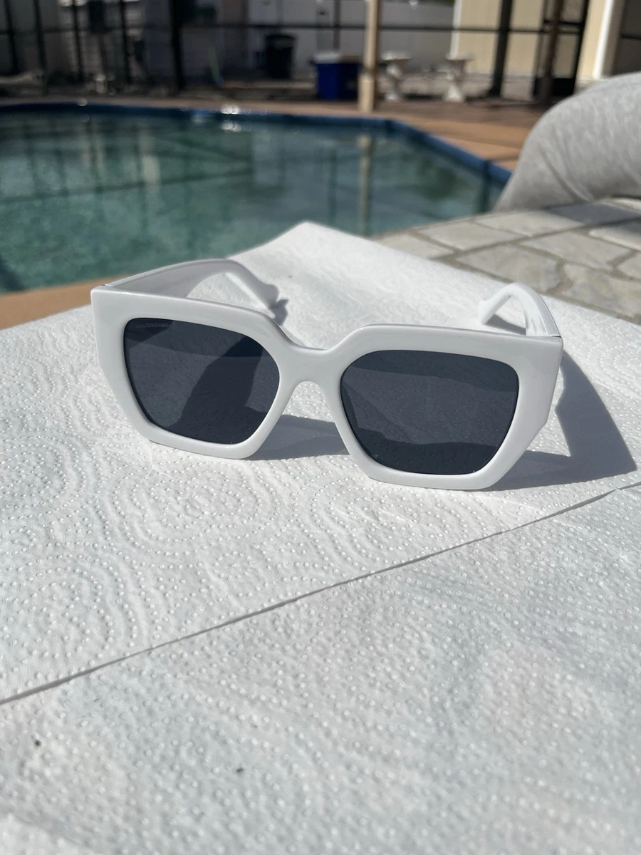 Authentic D&G women white sunglasses Brand New Dolce & Gabbana Sunglasses DG 4450 3312/87 White  main image 3
