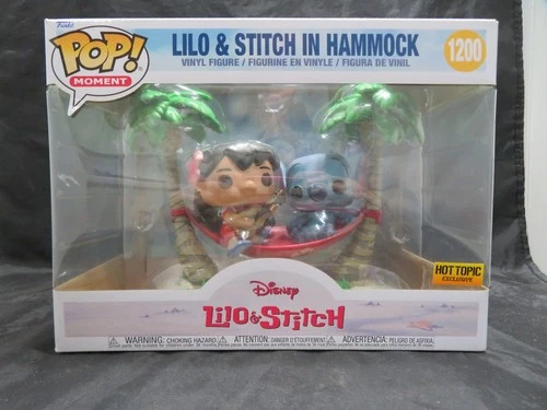 Funko Pop! Moment Disney Lilo & Stitch in Hammock #1200 Hot Topic Exclusive