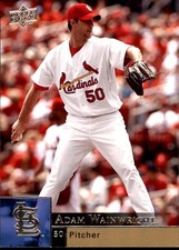 Adam Wainwright 2009 Upper Deck #883 Cardinals FREE SHIPPING AutographDen