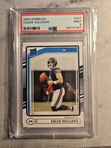 2024 Panini Donruss - Rated Rookie Caleb Williams #327 (RC) Psa 9