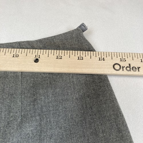 Ralph Lauren Black Label Women's Gray Wool Blend Dress Pants Trousers, Size 4 - Picture 4 of 14