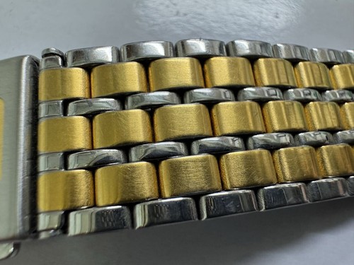 Original Omega Edelstahl Armband 18 mm Kombi Farbe Gold Uhrenarmband Teil - Bild 10 von 10