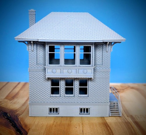 N Scale - Weirton Junction Signal House WV - 1:160 Scale Building - Picture 2 of 13
