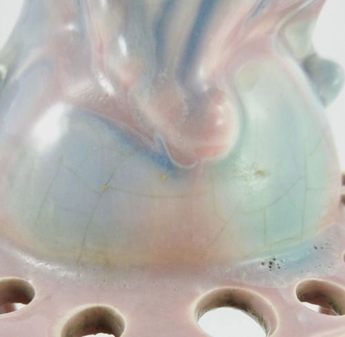 Royal Haeger Hickman Nude Nymph Woman Flower Frog Statue Console Bowl Vase Pink - 第 9/11 張圖片