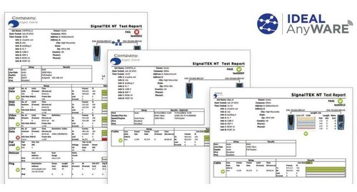 SignalTEK NT Tester Di Trasmissione Di Rete In Rame E Fibra Touchscreen - IDEAL - Picture 4 of 4