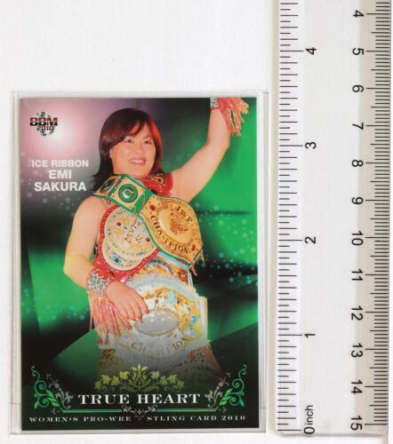 Emi Sakura (Eisband) (Gatoh Move) -2010 BBM Damen Pro-Wrestling Sammelkarte - Bild 2 von 3